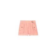 Vanessa Bruno Rosa Linne och Bomullsshorts Pink, Dam