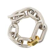 Paco Rabanne Metallarmband i silver och guld Gray, Dam