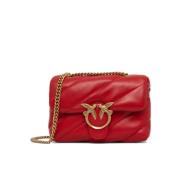 Pinko Röd Love Puff Mini Väska Red, Dam