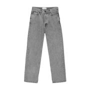 Samsøe Samsøe Rak Ben Ekologiska Bomulls Jeans Gray, Herr