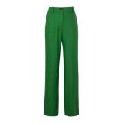 JW Anderson Gröna Wide Leg Byxor Green, Dam