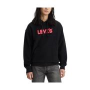 Levi's Avslappnad Grafisk PO 38479-0250 Black, Herr