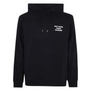 Drole de Monsieur Svart Slogan Hoodie Black, Herr