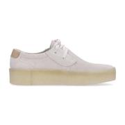 Clarks Off White Mocka Herr Livsstil Sko White, Herr