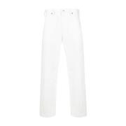 Jil Sander Vit Straight Denim Jeans White, Herr