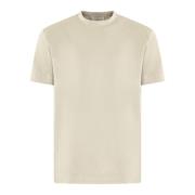 Valenza Supima Beige Interlock T-Shirt Beige, Herr