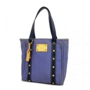 Louis Vuitton Vintage Pre-owned Tyg handvskor Blue, Dam