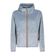 K-Way Velour Polar Double Jacka Blue, Dam