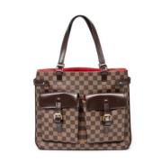 Louis Vuitton Vintage Pre-owned Canvas handvskor Brown, Dam