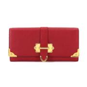 Prada Vintage Pre-owned Laeder plnbcker Red, Dam