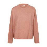 Aspesi Klassisk Rosa Crewneck Tröja Pink, Dam