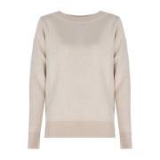 Patrizia Pepe Elegant Sweater Beige, Dam