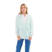 Des Petits Hauts Oversized Kofta med Fickor Blue, Dam