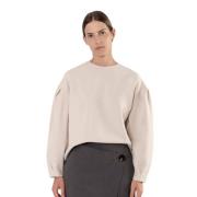 Chie Mihara Oversized Blus med Ballongärmar Beige, Dam