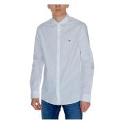 Tommy Jeans Långärmad skjorta Höst/Vinter kollektion White, Herr