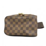 Louis Vuitton Vintage Pre-owned Tyg crossbodyvskor Brown, Unisex