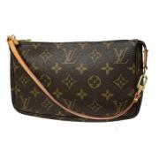 Louis Vuitton Vintage Pre-owned Canvas handvskor Brown, Dam