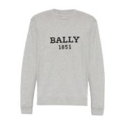 Bally Crewneck Sweatshirt Gray, Herr