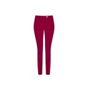 Rinascimento Tekniska tyg skinny byxor Red, Dam