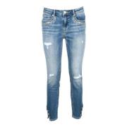 MET Bomullsblandning Stretch Jeans Blue, Dam