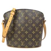 Louis Vuitton Vintage Pre-owned Canvas axelremsvskor Brown, Dam