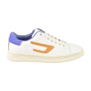 Diesel Läder Sneakers med Gummisula White, Dam