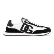 Dolce & Gabbana Bianco e Nero Sneakers Black, Herr