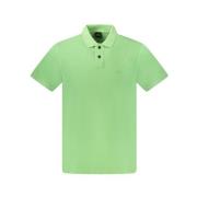 Hugo Boss Grön Bomull Polo Skjorta Green, Herr