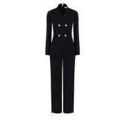 Rinascimento Elegant Vinter Jumpsuit Black, Dam