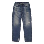 Salvatore Santoro Rivna bomullsjeans Blue, Herr