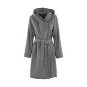 Max Mara Stilfull Kappa för Kvinnor Gray, Dam