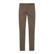 Hugo Boss Slim Fit Bomull Chino Byxor Brown, Herr