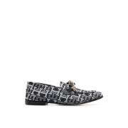 Tommy Hilfiger Monogram Denim Loafers med Kedjedetalj Multicolor, Dam