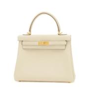 Hermès Vintage Pre-owned Laeder handvskor Beige, Dam