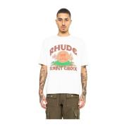 Rhude Vintage Vit Saint Croix Tee White, Herr