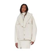 3X1 Vadderad Dumbo Blazer White, Dam