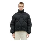 Moncler Grafiskt Quiltad Dunjacka Black, Herr