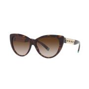 Tiffany Cat-eye solglasögon Tf4196 80153B Brown, Dam