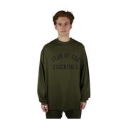 Fear Of God Oliv Långärmad Jersey T-shirt Green, Herr