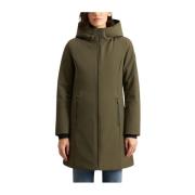 Woolrich Grön Tech Softshell Dunparka Green, Dam