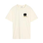 Filling Pieces T-shirt United by Generations Antique White White, Herr