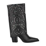 Alma EN Pena Studded gaiter stövlar Black, Dam