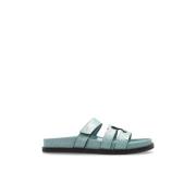 Tory Burch Slides Ines Blue, Dam