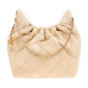 Tory Burch Väska Fleming Mini Beige, Dam