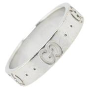 Gucci Vintage Pre-owned Vitt guld ringar White, Dam