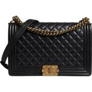 Chanel Vintage Pre-owned Laeder chanel-vskor Black, Dam