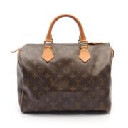 Louis Vuitton Vintage Pre-owned Canvas handvskor Brown, Dam