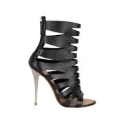 Giuseppe Zanotti Pre-owned Pre-owned Laeder stvlar Black, Dam