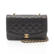 Chanel Vintage Pre-owned Laeder axelremsvskor Black, Dam