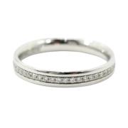 Tiffany & Co. Pre-owned Pre-owned Vitt guld ringar Gray, Dam